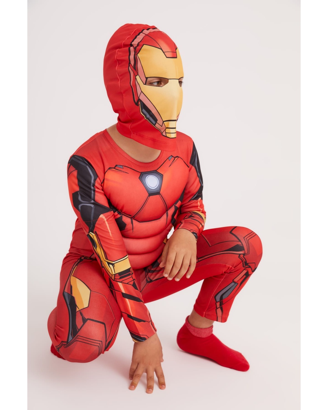 IRONMAN 2-3 Yaş /Disney-Marvel ORJİNAL LİSANSLI KASLI IRONMAN KOSTÜM / Dev Adam Parti Kıyafeti