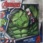 HULK 7-9 Yaş / Disney Marvel Orjinal Lisanslı Kaslı Hulk Kostüm / Yeşil Dev Adam Çocuk Parti Kıyafeti - Görsel 2